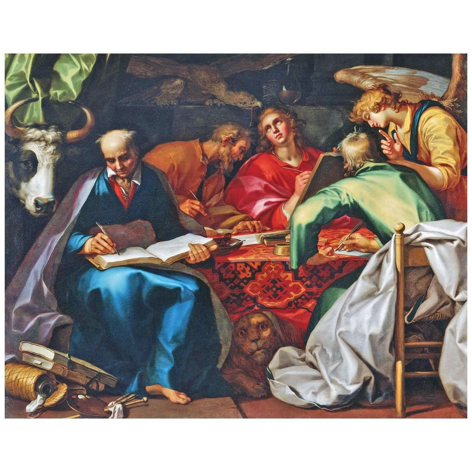  Abraham Bloemaerts. The Four Evangelists. 1615. Princeton University Art Museum