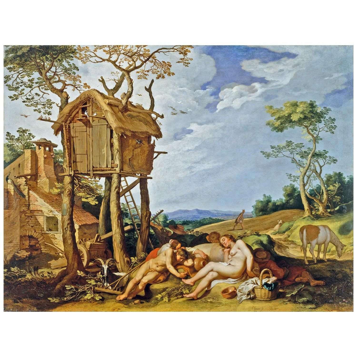  Abraham Bloemaerts. Parable of the Wheat and the Tares. 1624. Walters Art Museum