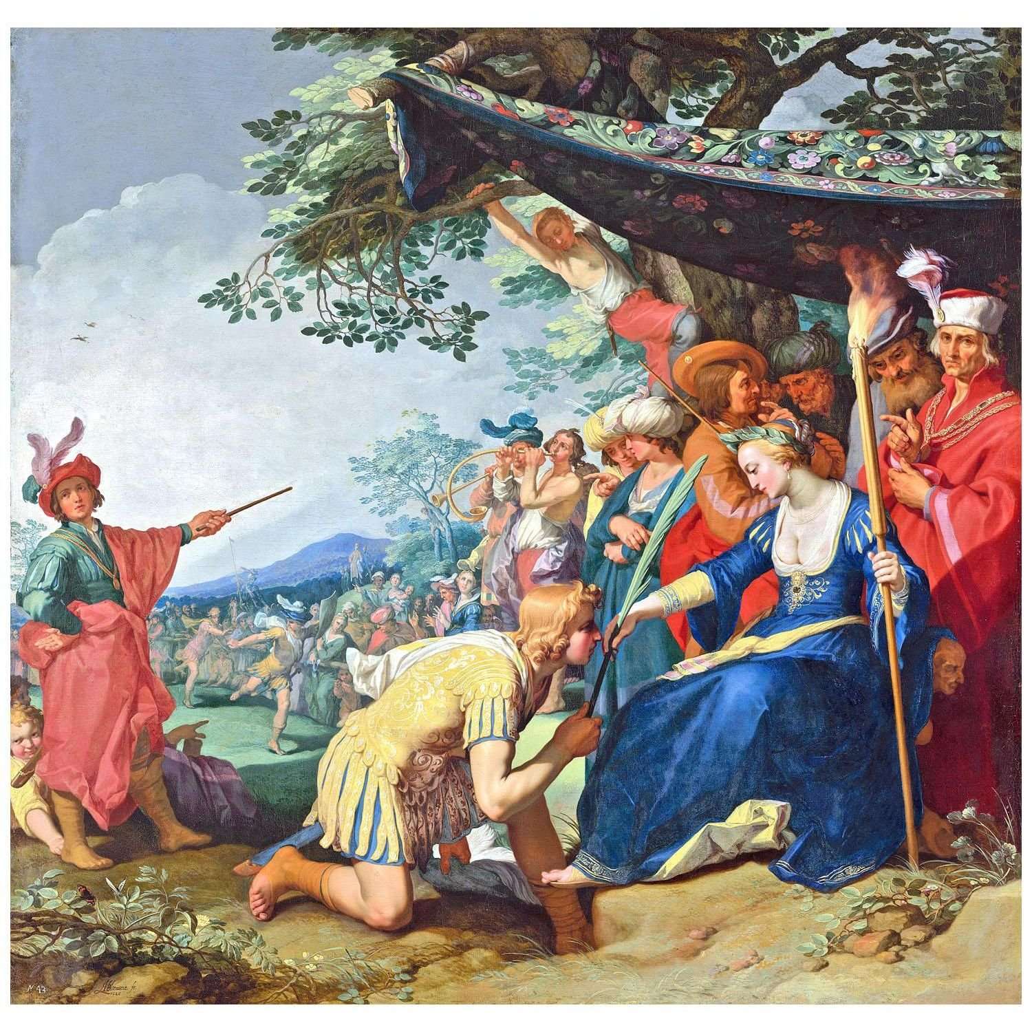  Abraham Bloemaerts. Theagenes and Chariclea. 1626. Mauritshuis Den Haag