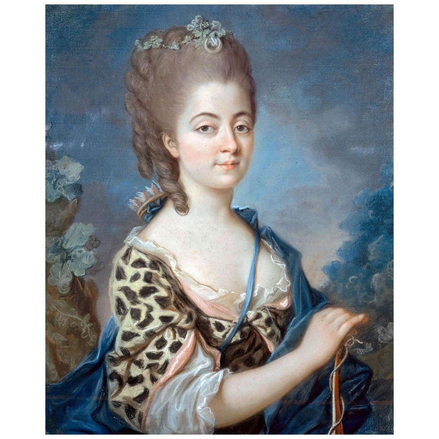  -Adelaide Labille-Guiard. Marie-Aurore de Saxe. 1777. Mus?e de la Vie romantique, Paris