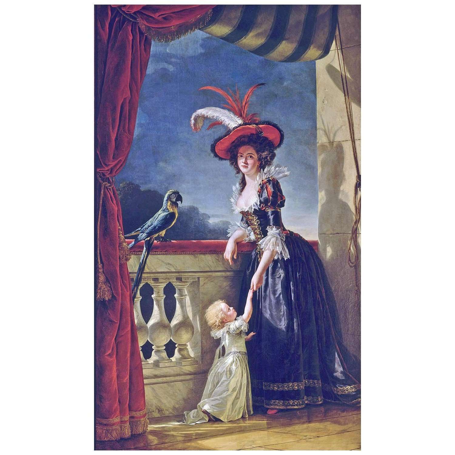  -Adelaide Labille-Guiard. Louise-Elisabeth Bourbon. 1780. Chateau de Versailles