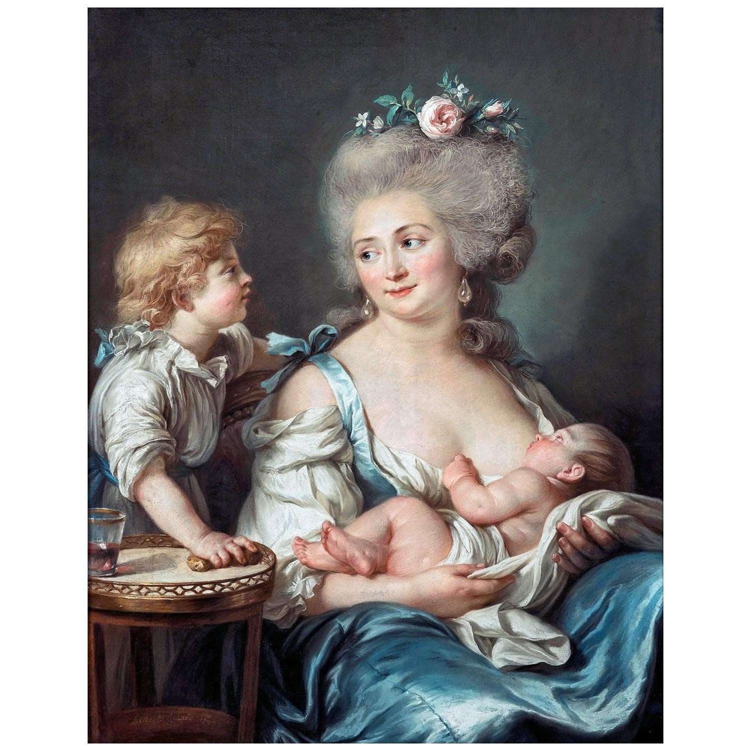  -Adelaide Labille-Guiard. Madame Mitoire avec enfants. 1783. Getty Center Los Angeles