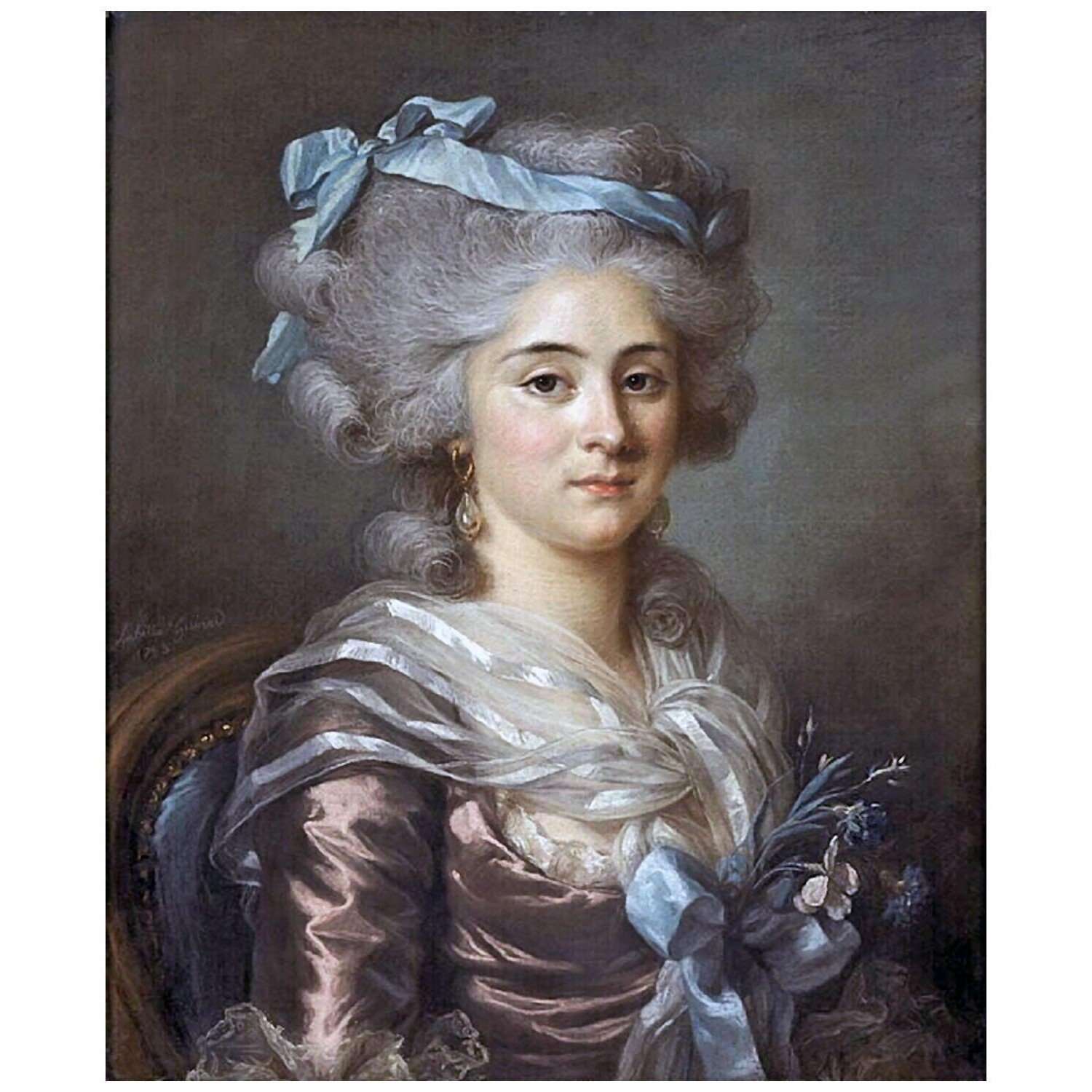  -Adelaide Labille-Guiard. Madame Clodion. 1783. Musee du Louvre