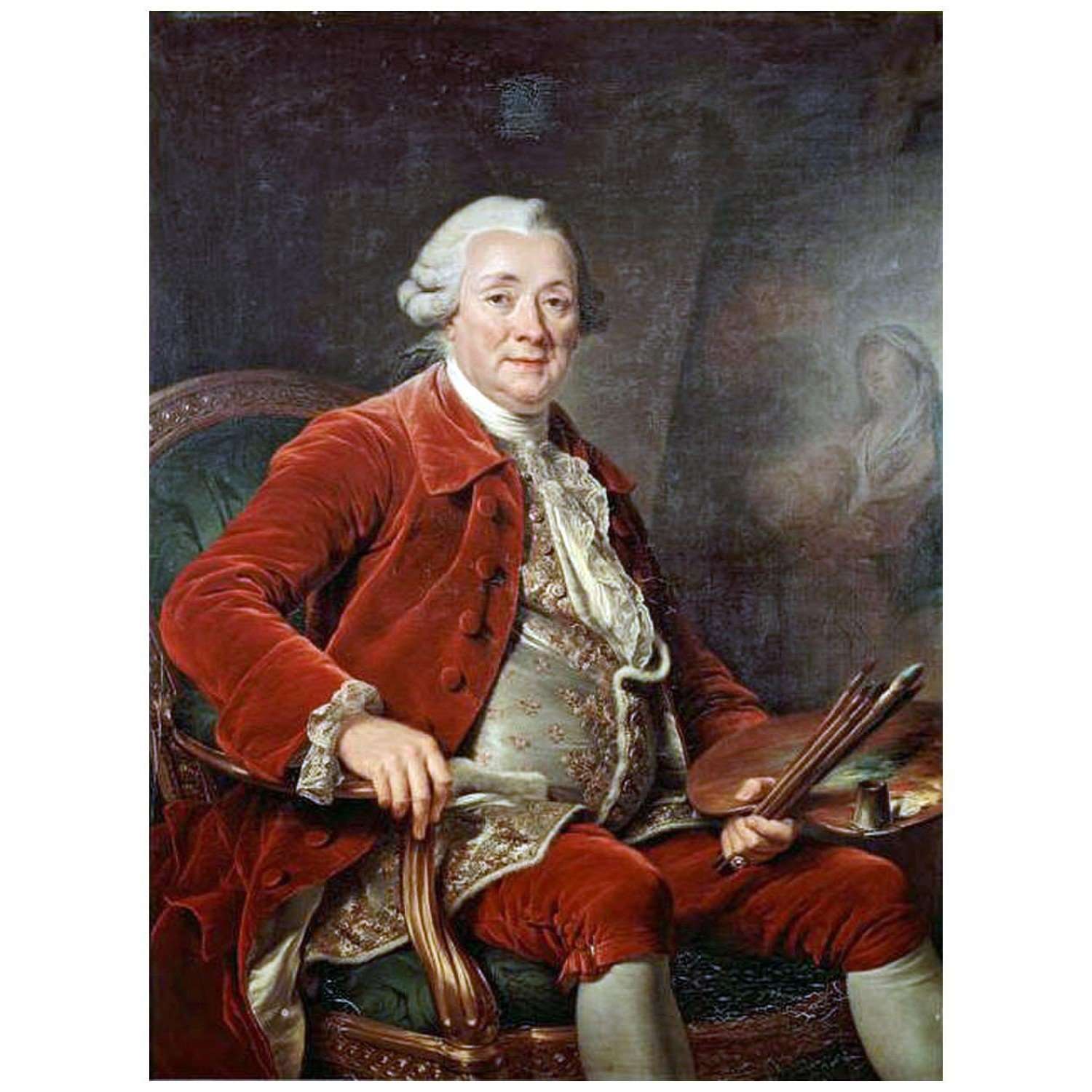  -Adelaide Labille-Guiard. Charles-Amedee van Loo. 1785. Musee du Louvre