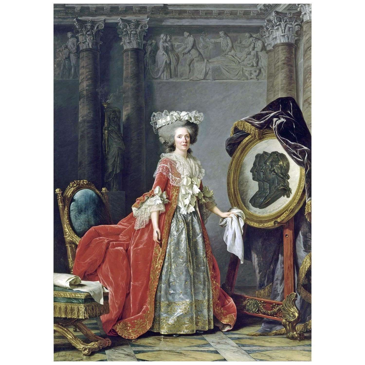  -Adelaide Labille-Guiard. Madame Adelaide de France. 1787. Chateau de Versailles