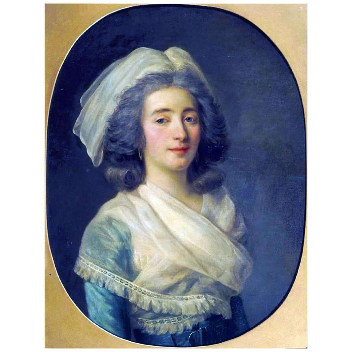  -Adelaide Labille-Guiard. Portrait de femme. 1787. Mus?e Pouchkine, Moscou