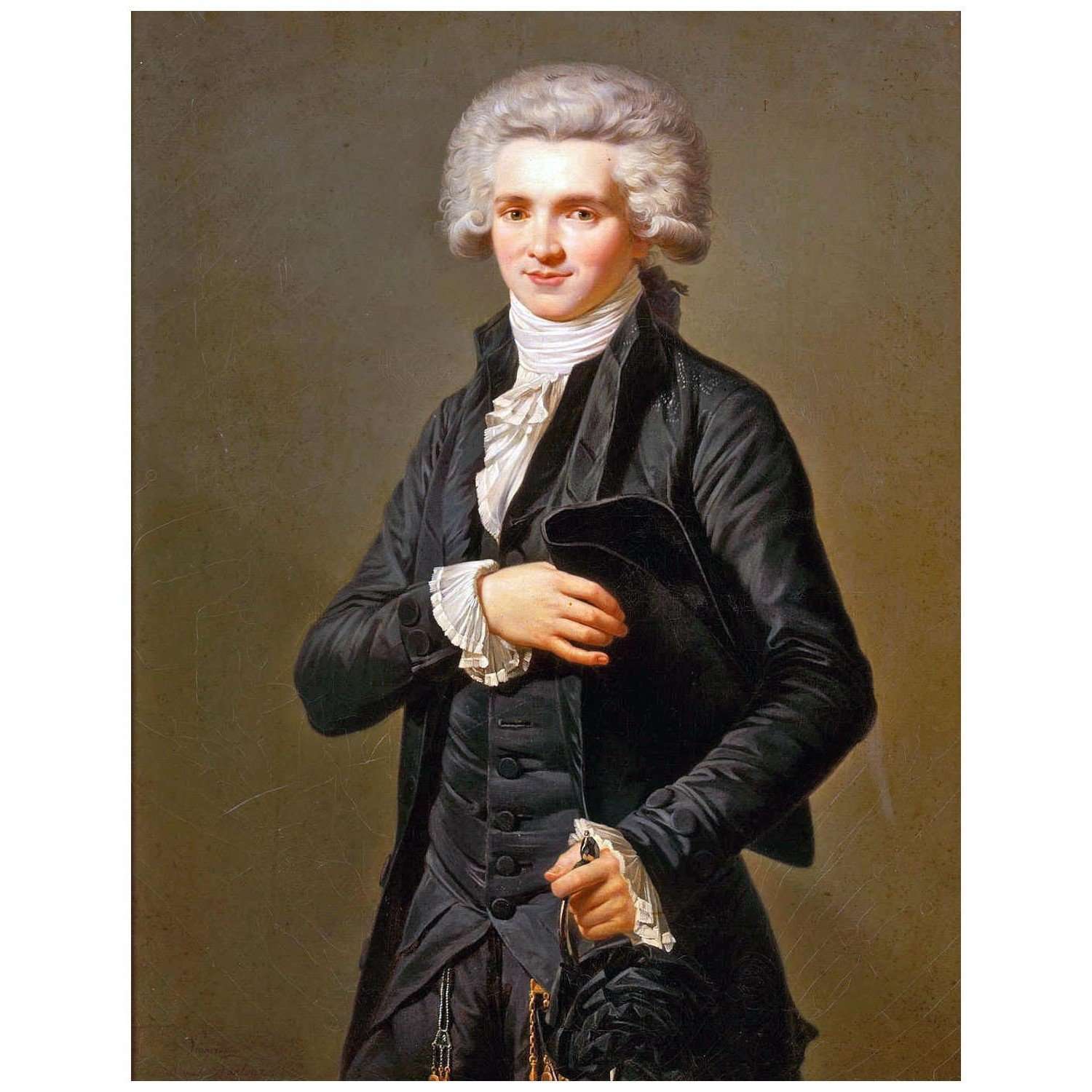  -Adelaide Labille-Guiard. Maximilien Robespierre. 1790. Chateau de Versailles