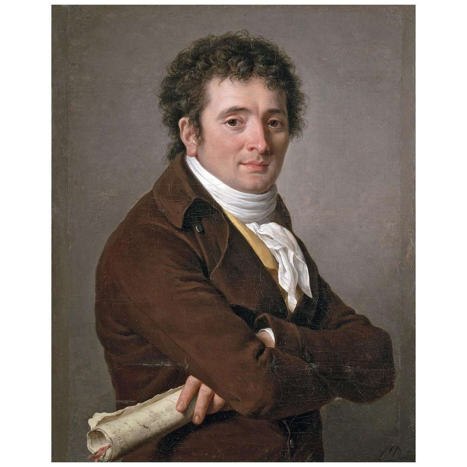  -Adelaide Labille-Guiard. Comedian Tournelle. 1799.Fogg Museum, Harvard