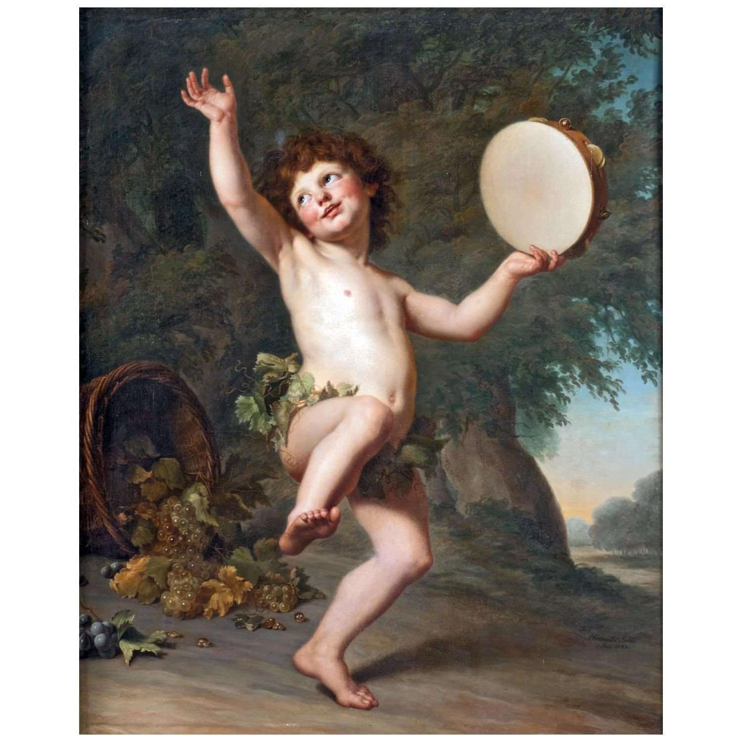 Adolf Wertmuller. Cupid as Bacchus. 1784. Nationalmuseum Stockholm