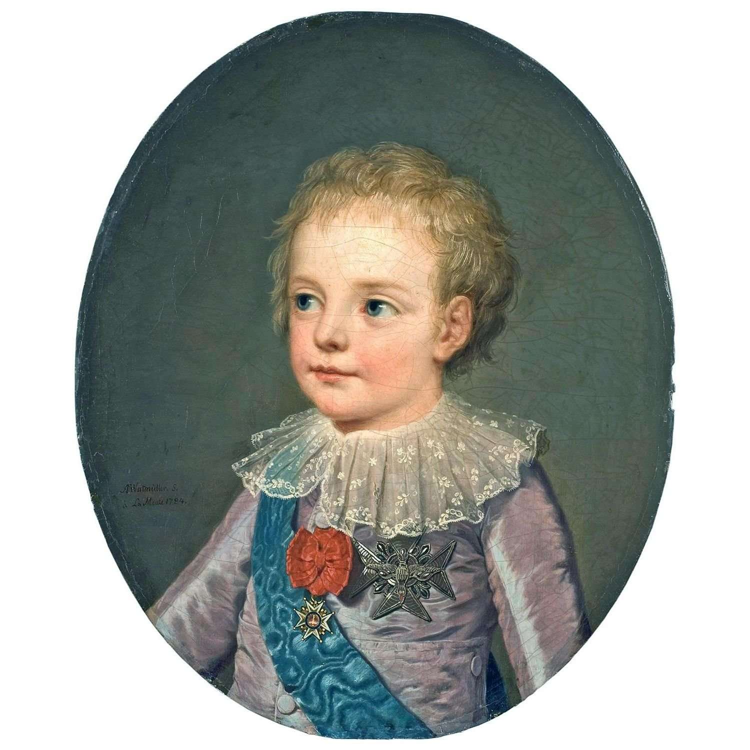  Adolf Wertmuller. Louis-Joseph, Dauphin of France. 1784. Nationalmuseum Stockholm