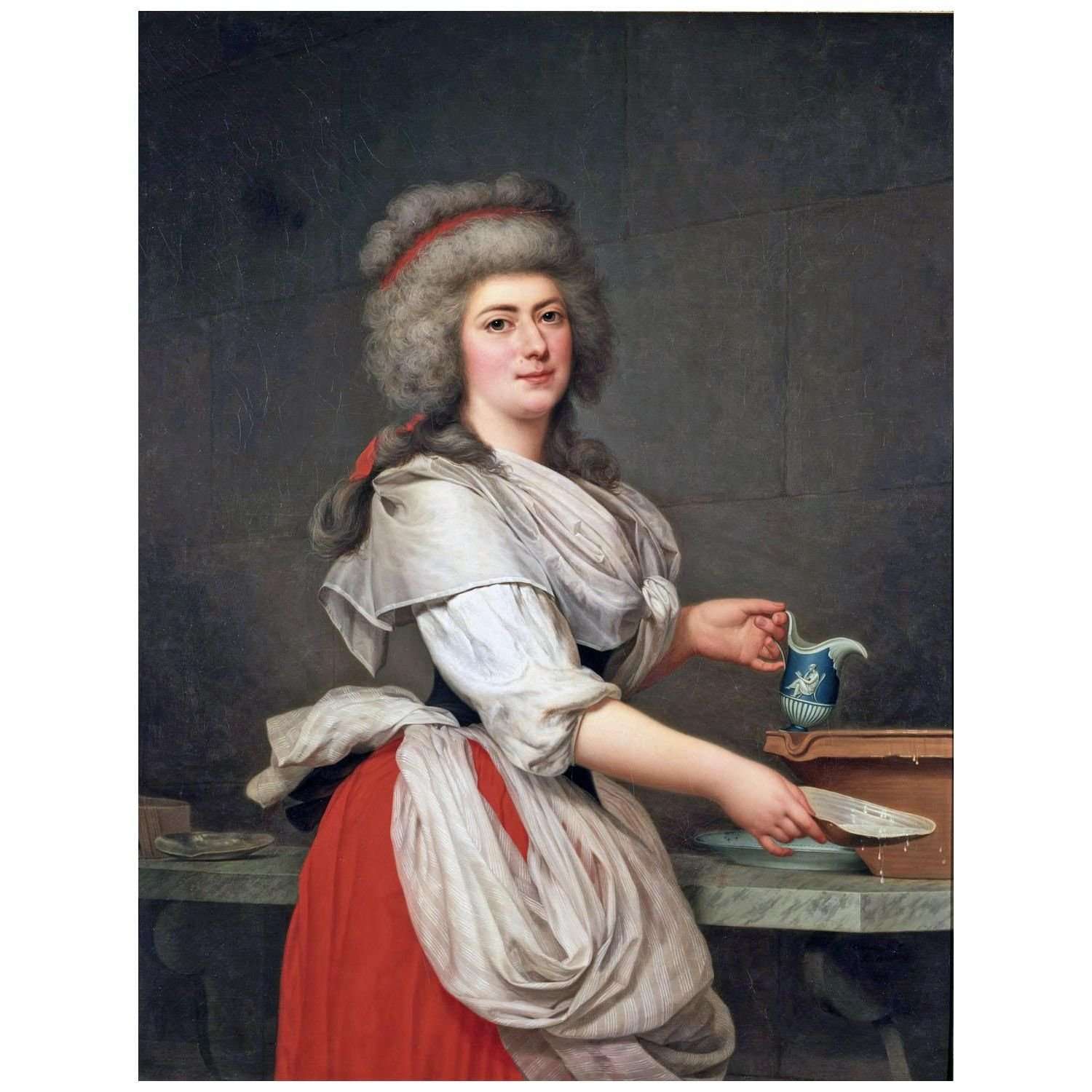  Adolf Wertmuller. Madame Adelaide Aughi?. 1787. Nationalmuseum Stockholm
