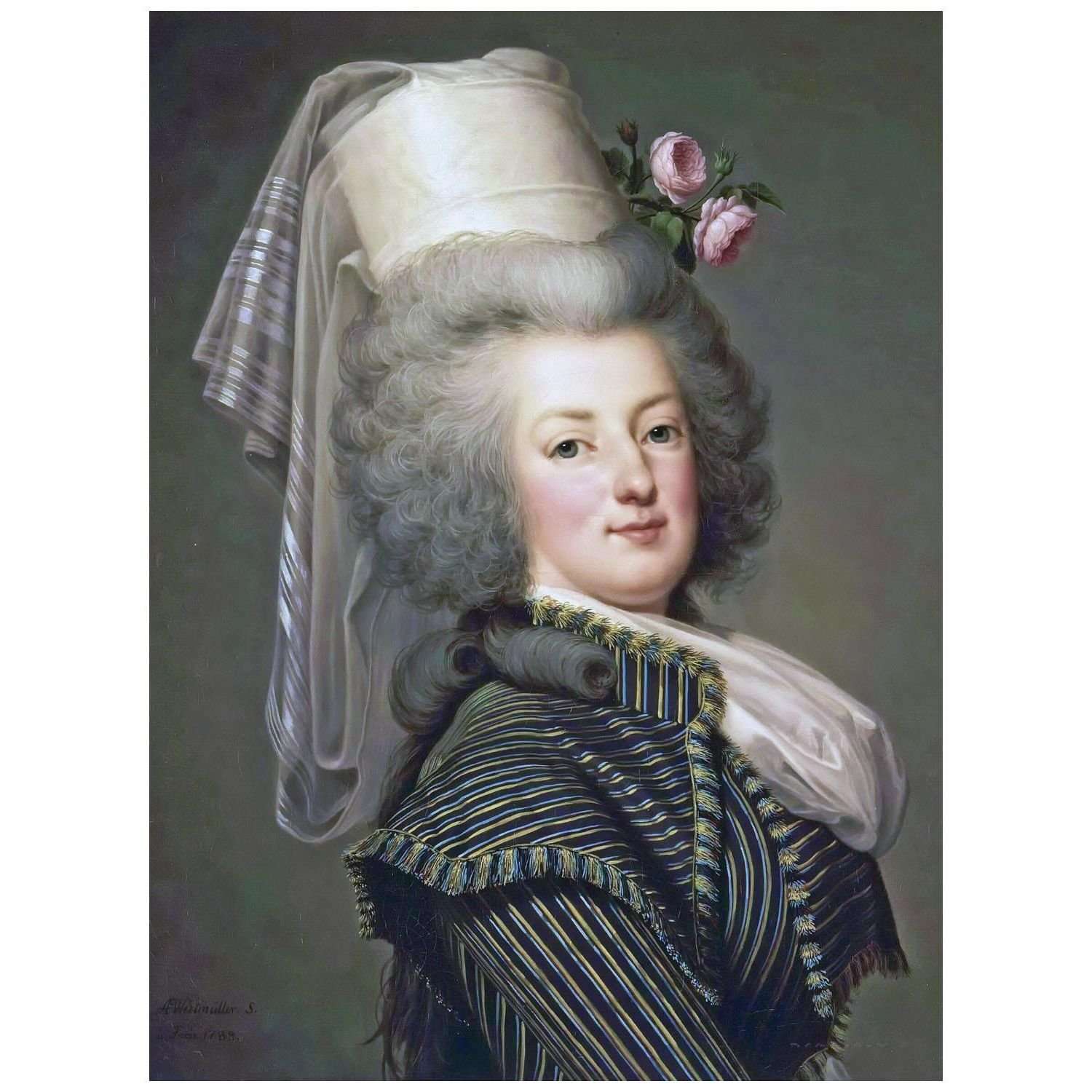  Adolf Wertmuller. Marie Antoinette of Austria. 1788. Nationalmuseum Stockholm