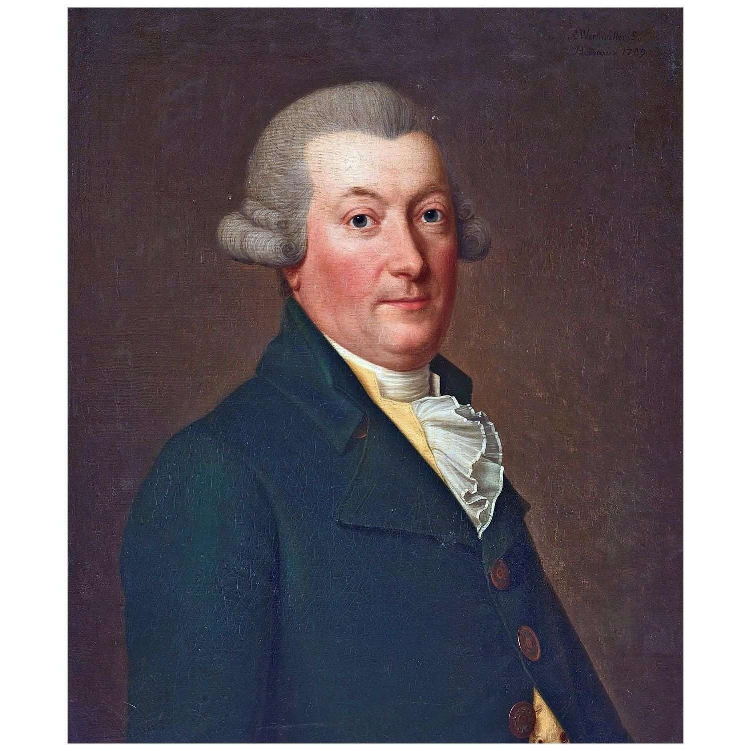  Adolf Wertmuller. John Forster. 1789. MBA de Bordeaux