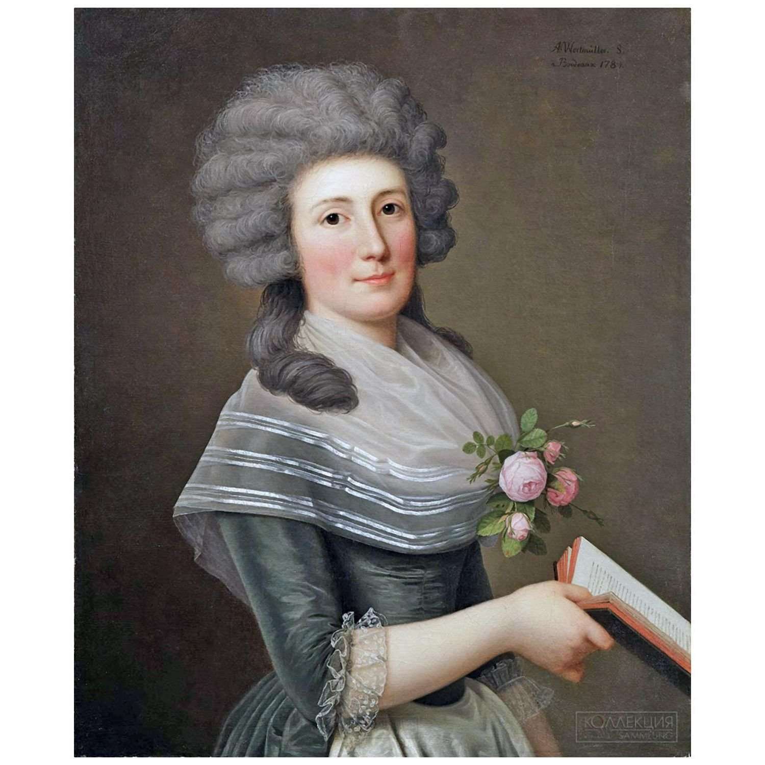  Adolf Wertmuller. Madame Wittfooth. 1789. Private collection