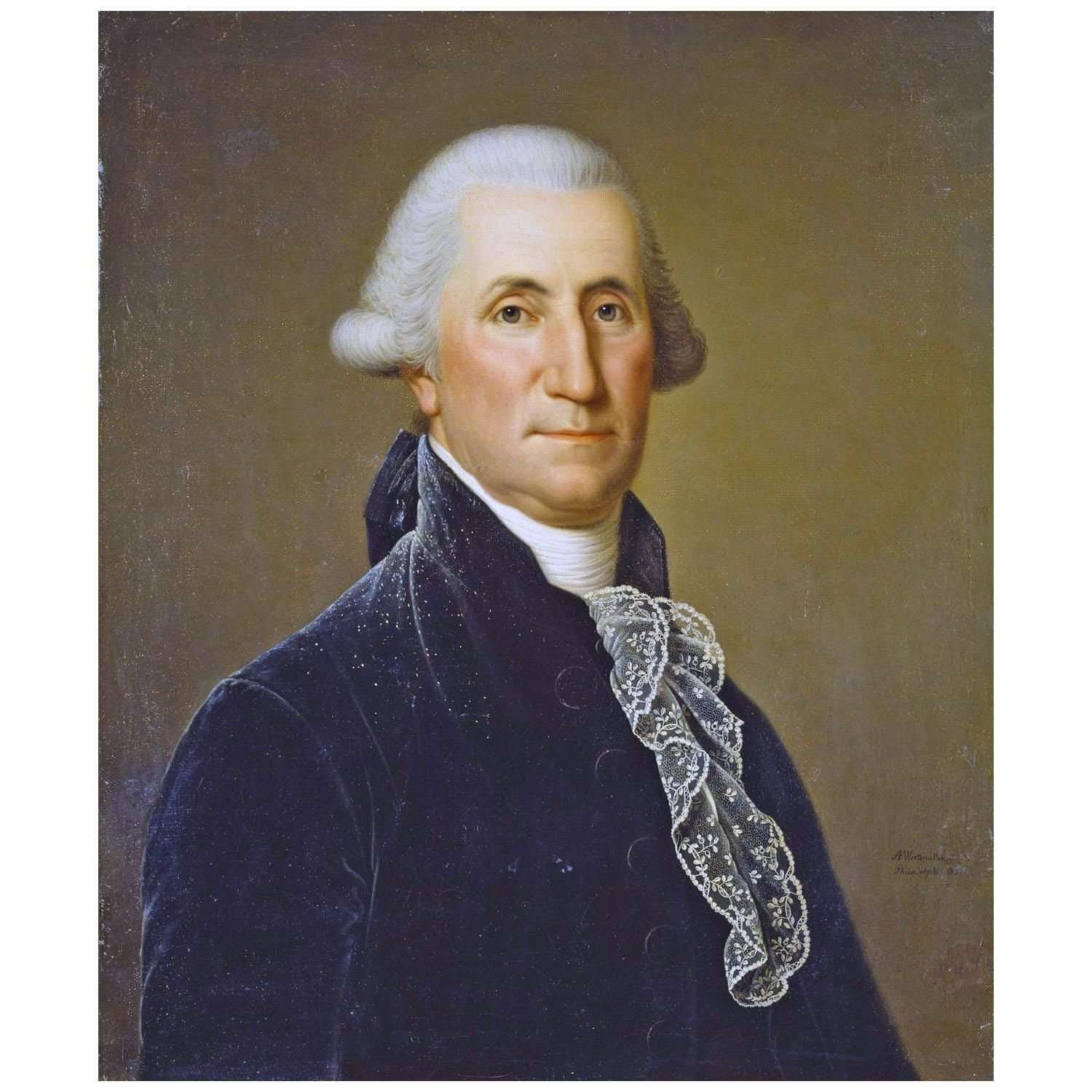  Adolf Wertmuller. George Washington. 1795. Nationalmuseum Stockholm