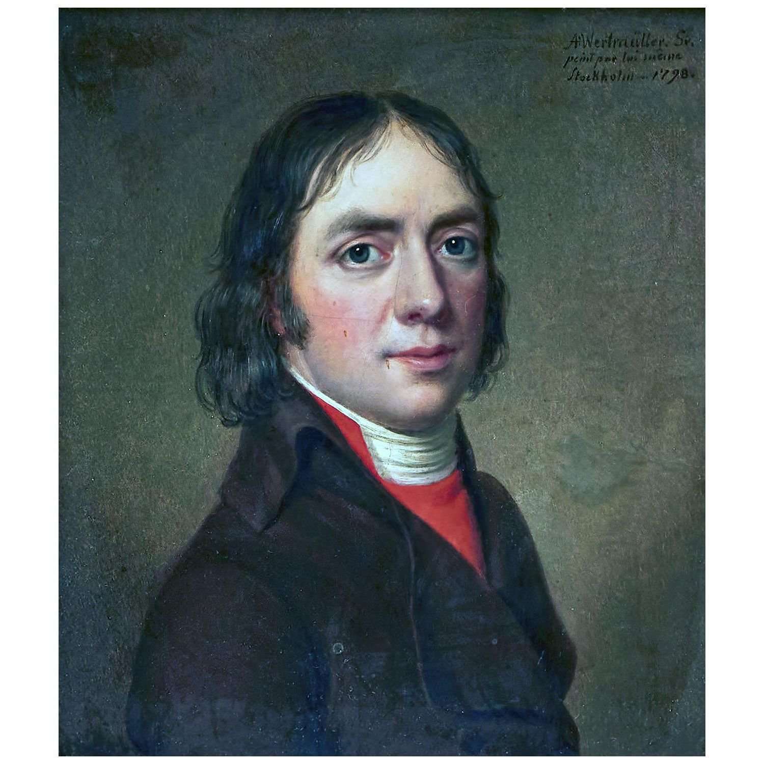  Adolf Wertmuller. Self-Portrait. 1798