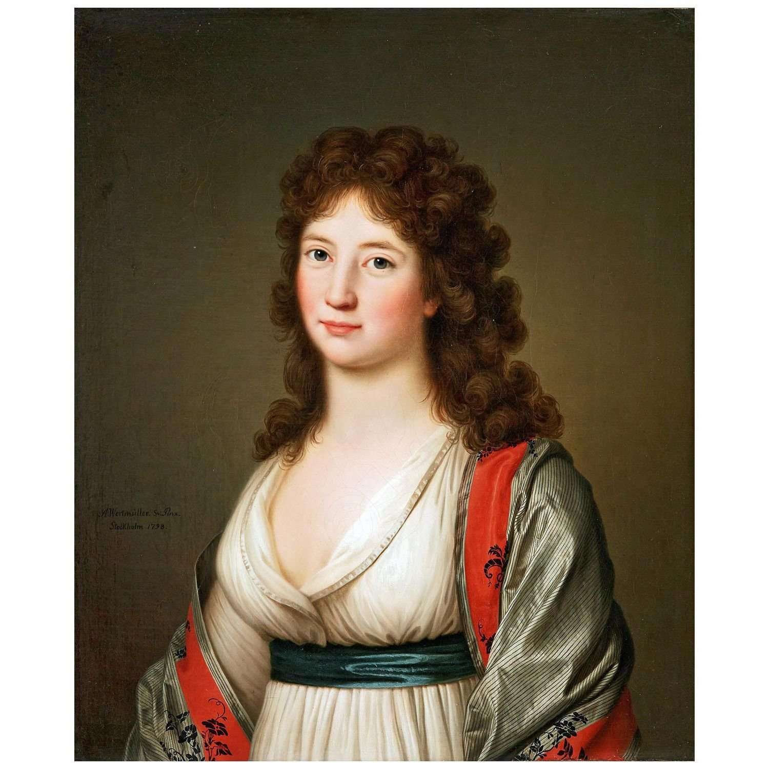  Adolf Wertmuller. Anna Helena Nordenstrom. 1798. Private collection
