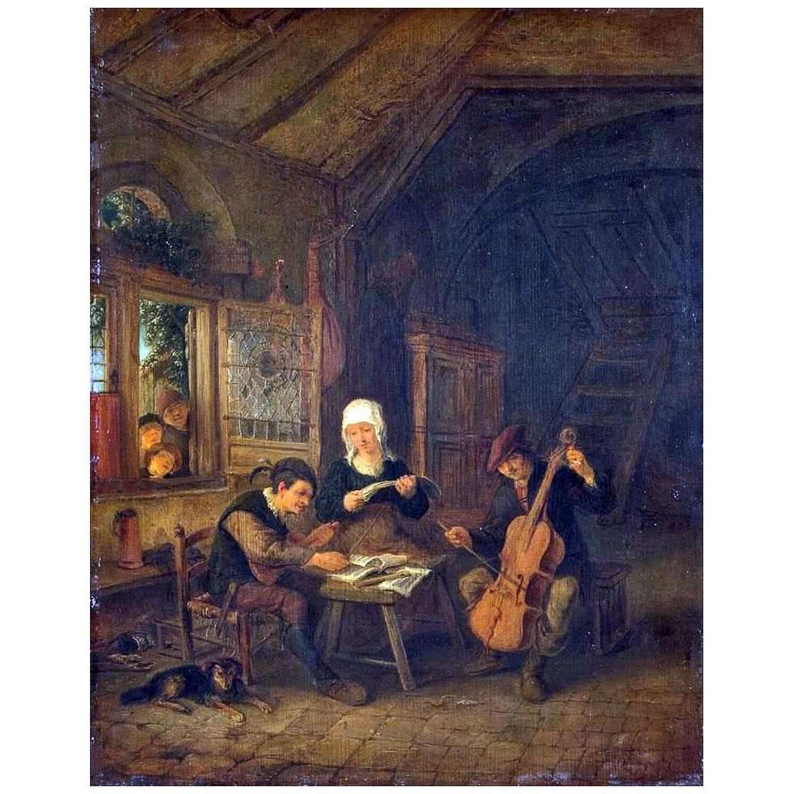   Adriaen van Ostade. Village Musicians. 1645. Hermitage Museum
