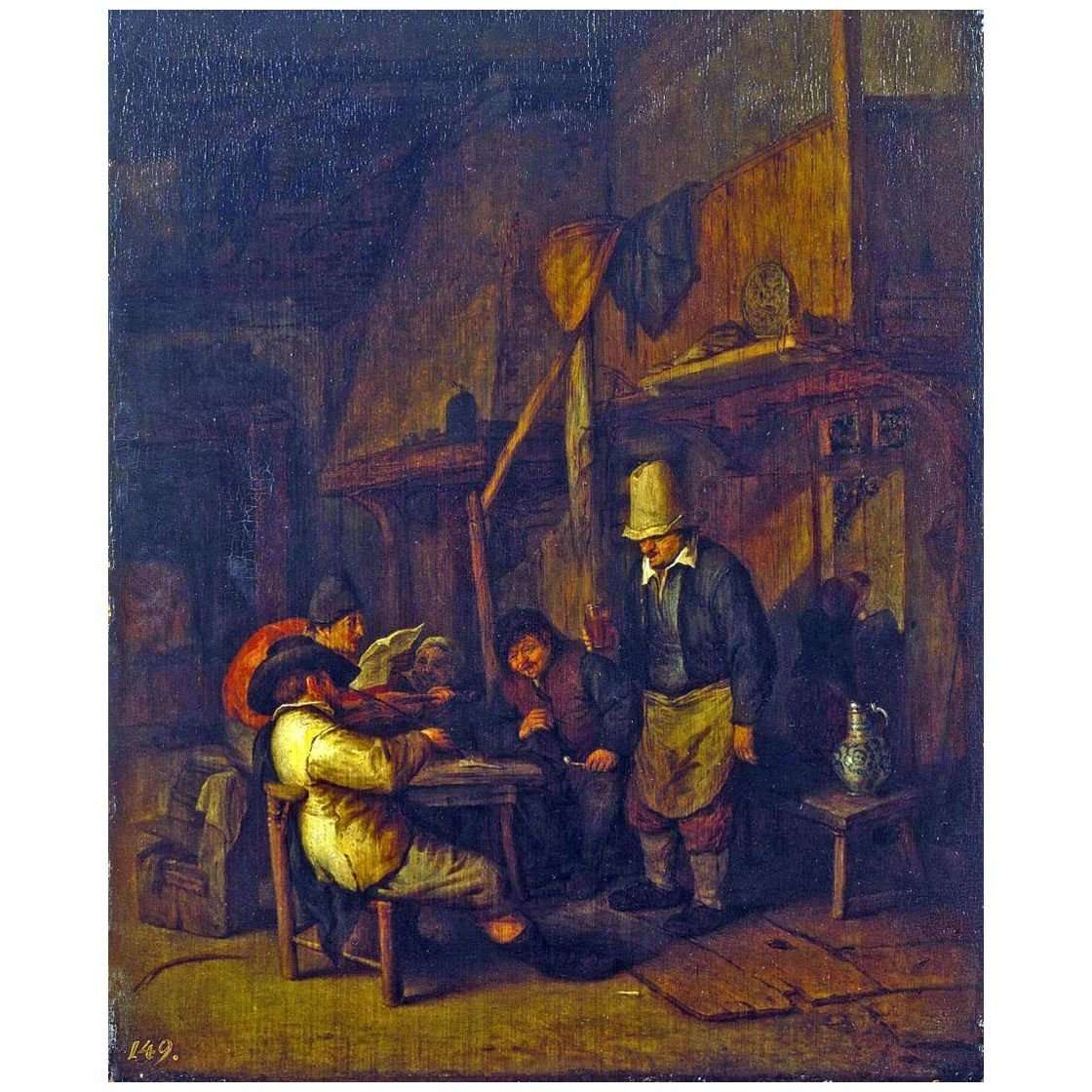   Adriaen van Ostade. Rural Concert. 1650. Hermitage Museum