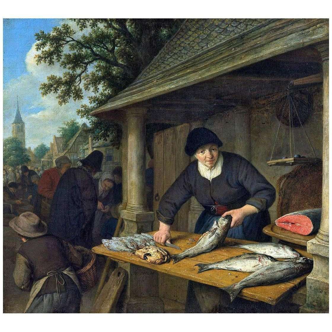   Adriaen van Ostade. The Fishwife. 1772. Rijksmuseum Amsterdam