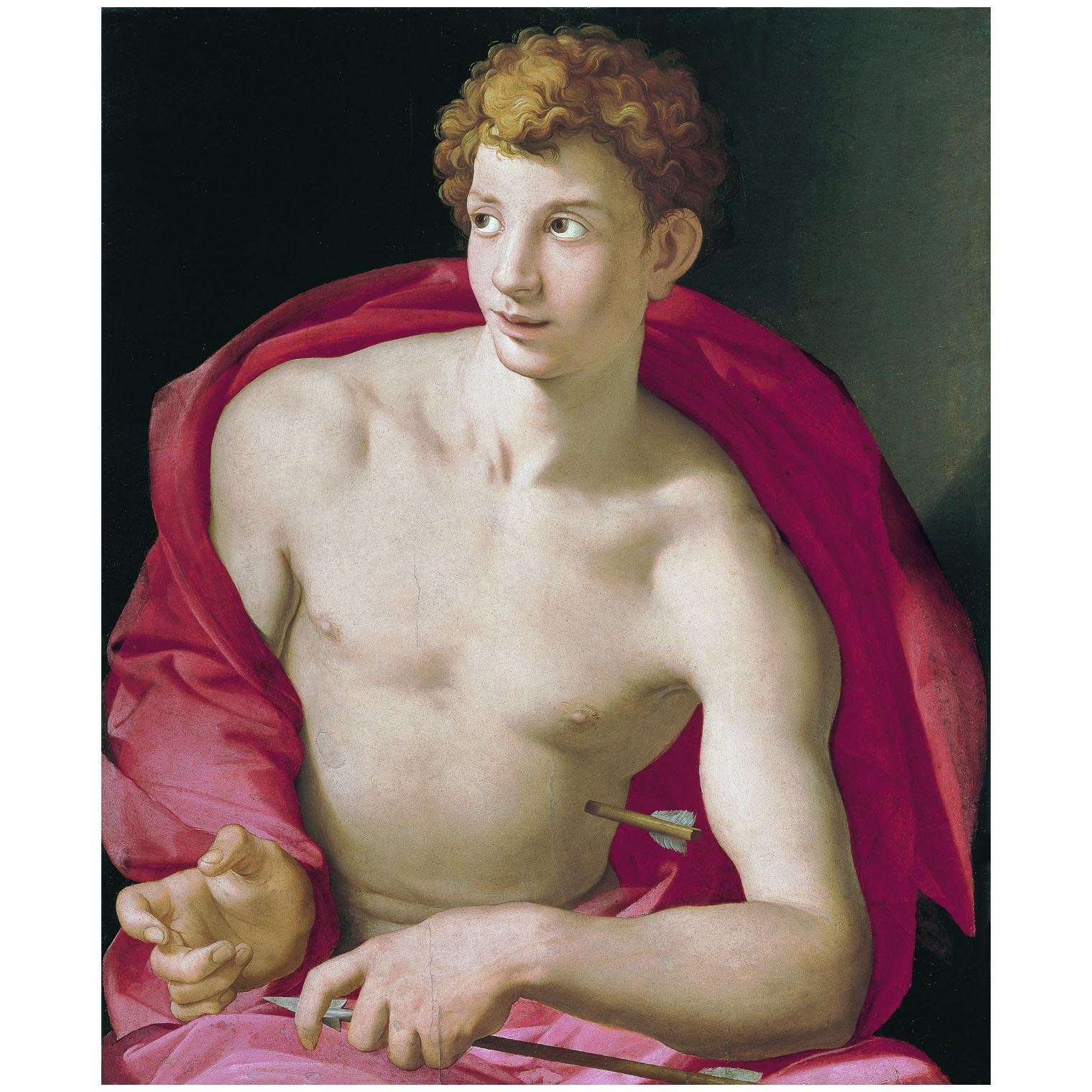  Agnolo Bronzino. St. Sebastian. 1533. Museo Thyssen-Bornemisza Madrid