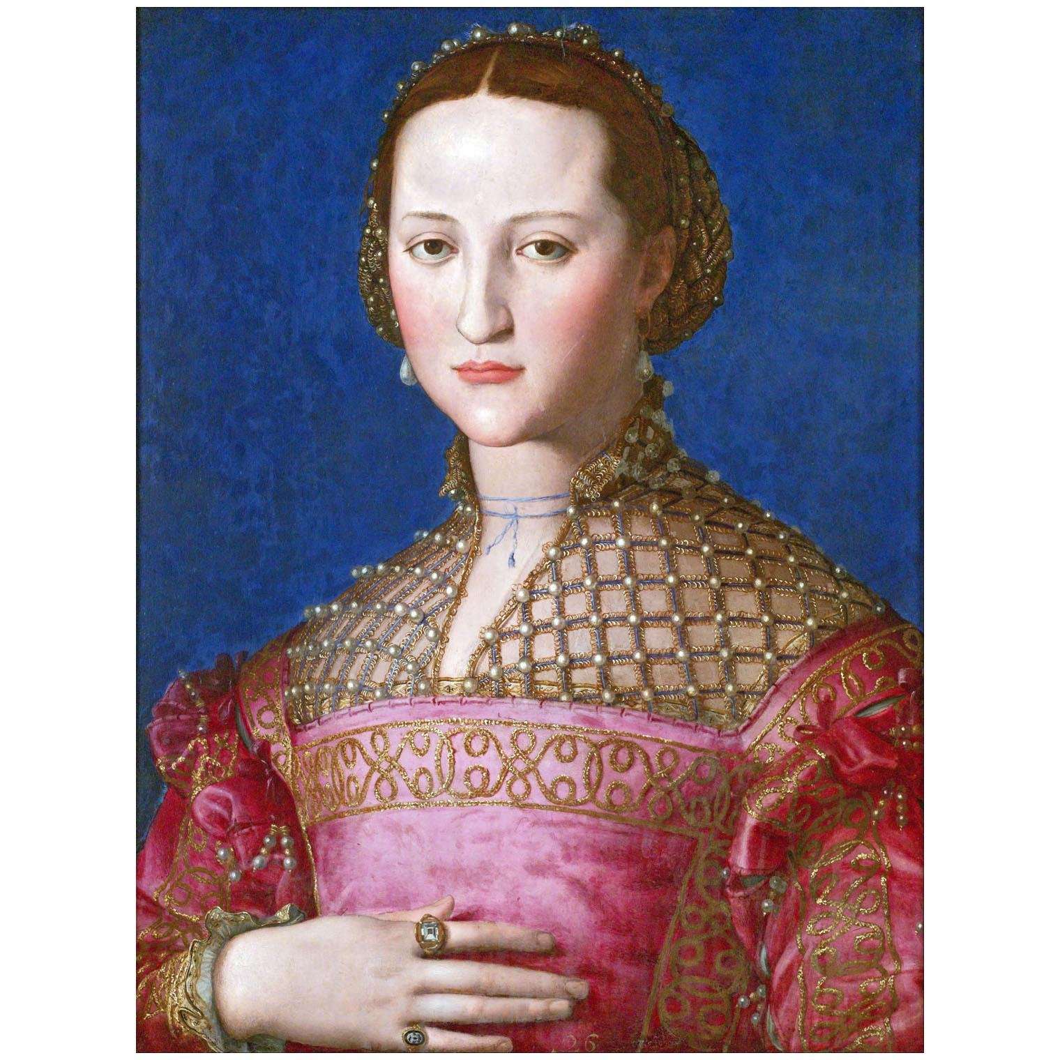  Agnolo Bronzino. Eleonora di Toledo. 1539. National Gallery Prague