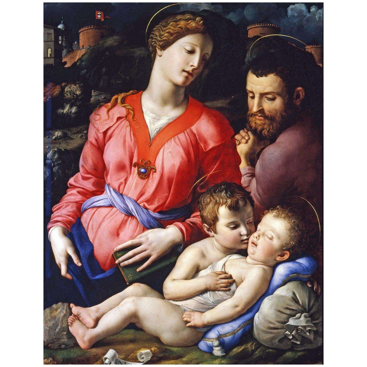  Agnolo Bronzino. Sacra famiglia Panciatichi. 1540. Uffizi Venezia