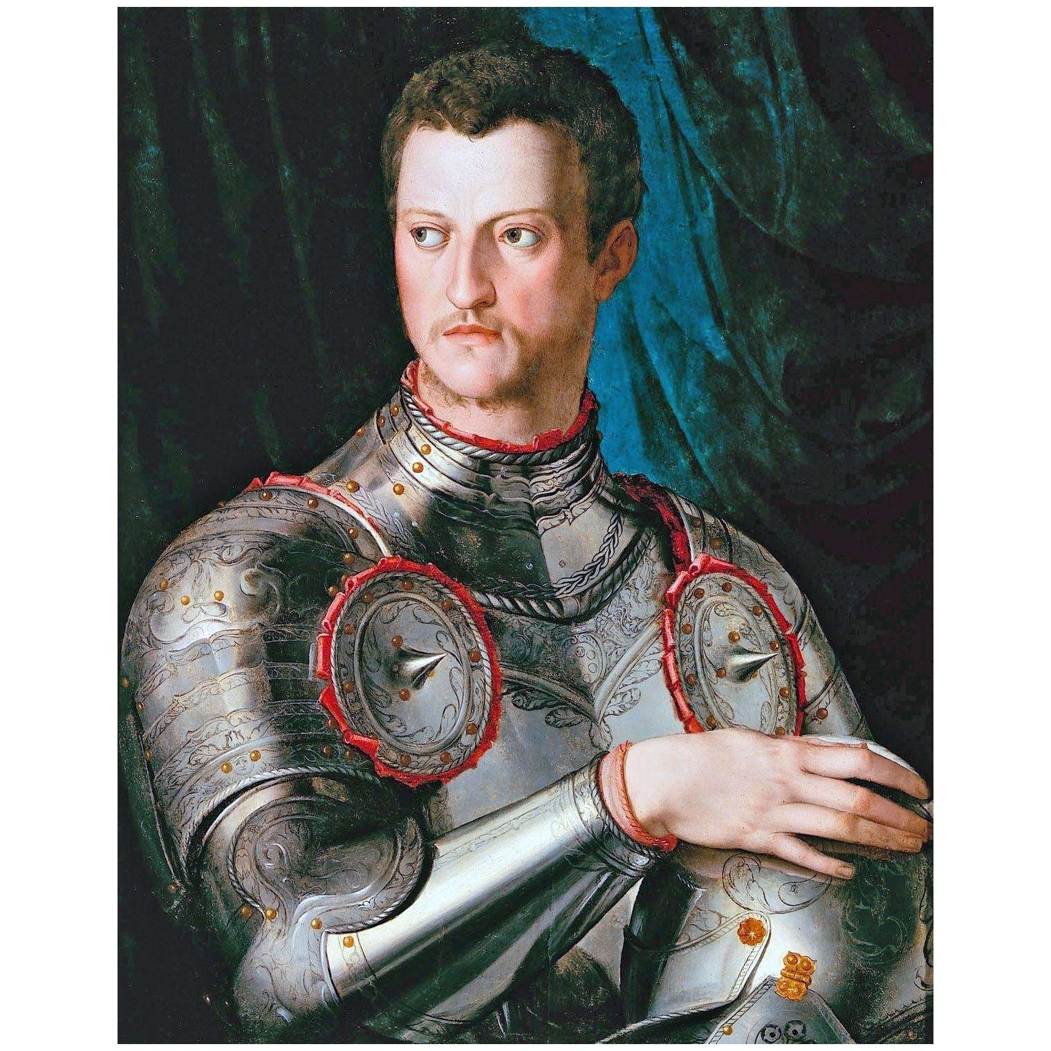  Agnolo Bronzino. Portrait of Cosimo I de Medici. 1545. National Gallery Poznan