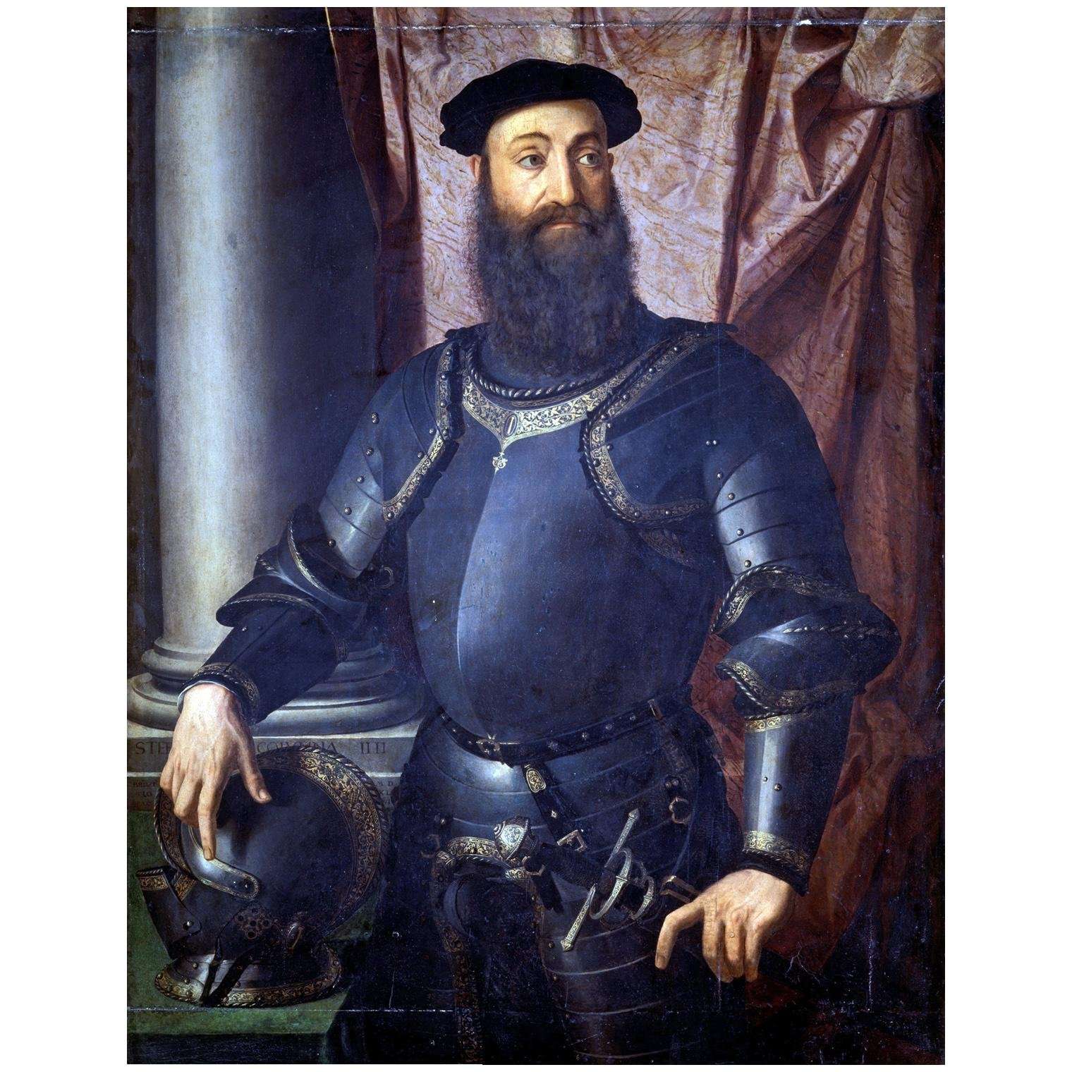  Agnolo Bronzino. Ritratto di Stefano Colonna. 1546. Palazzo Barberini Roma