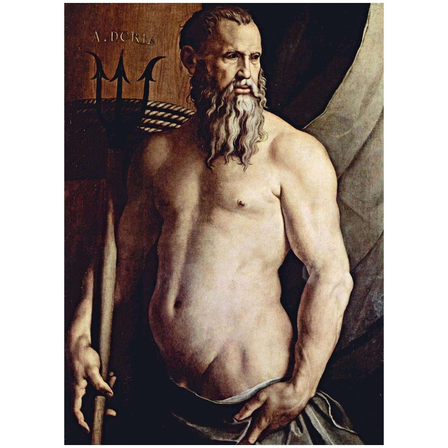  Agnolo Bronzino. Andrea Doria come Nettuno. 15501555. Pinacoteca di Brera Milano