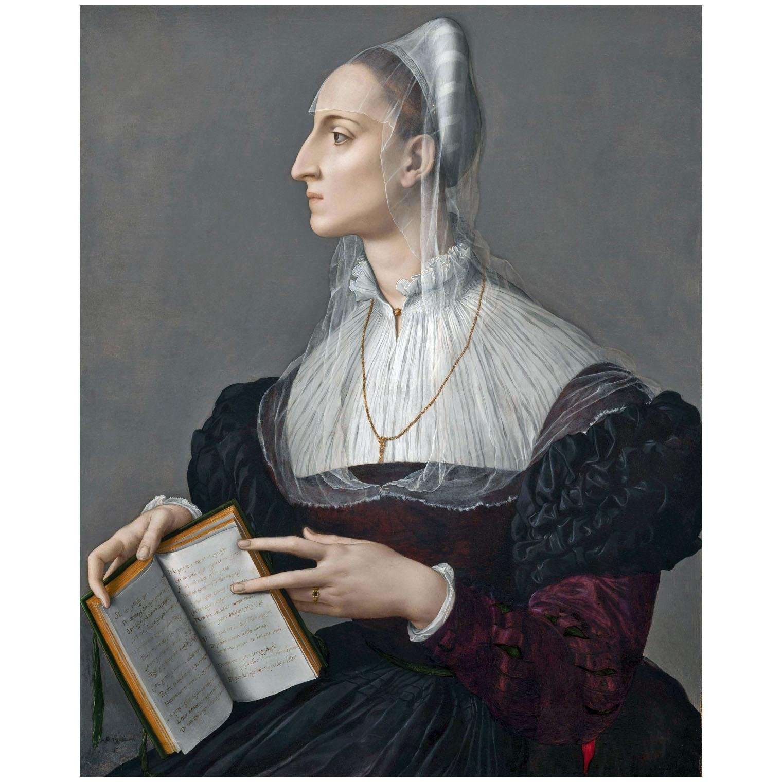  Agnolo Bronzino. Ritratto di Laura Battiferri. 1550-1555. Palazzo Vecchio Venezia