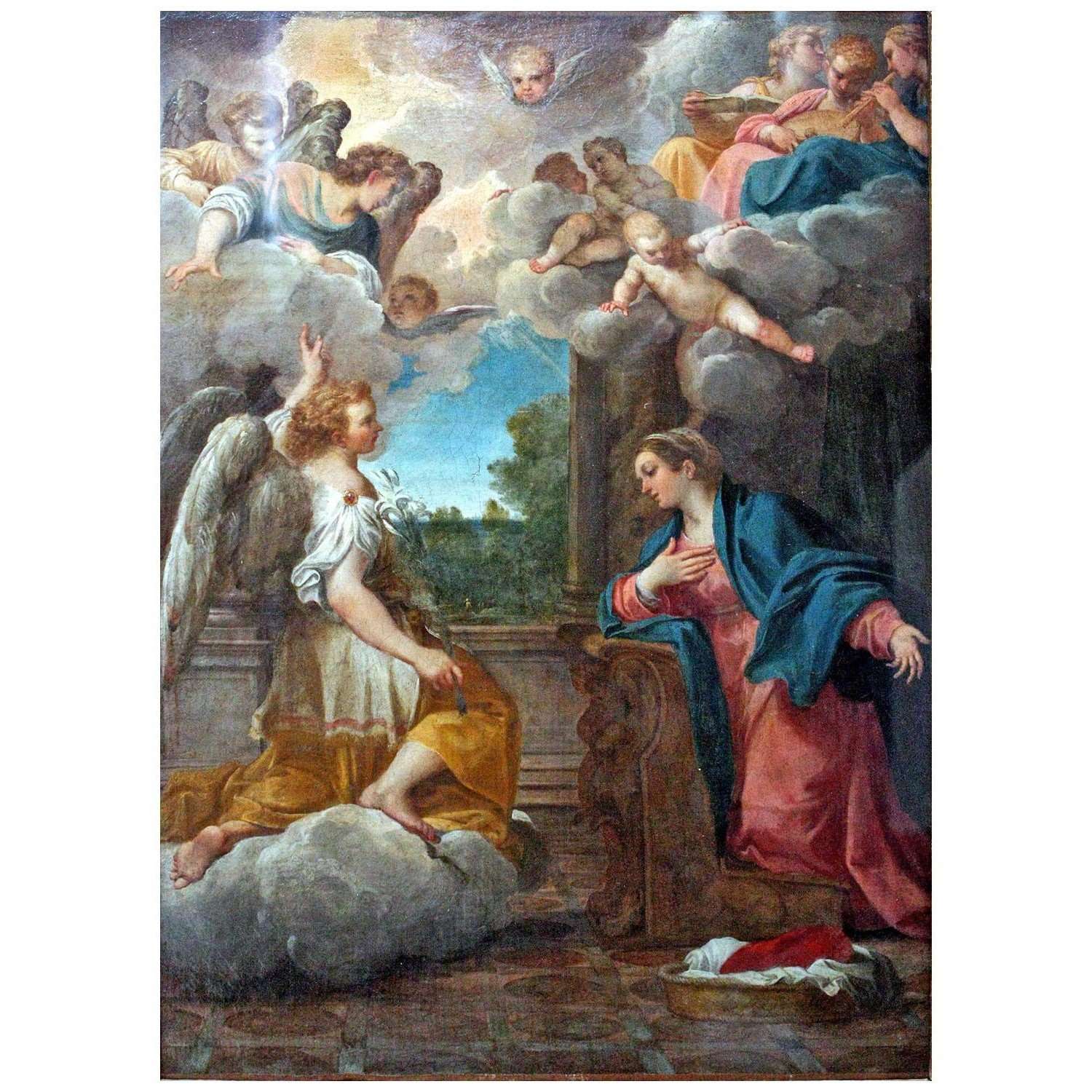  Agostino Carraccj. Annunciazione.1590. Musee du Louvre