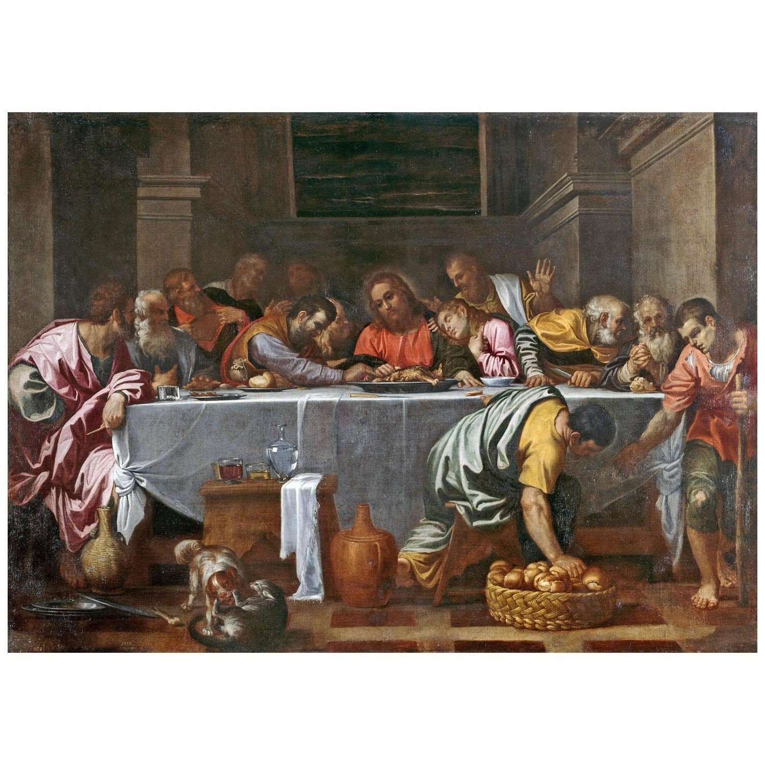  Agostino Carraccj. Ultima Cena. 1593. Museo del Prado Madrid
