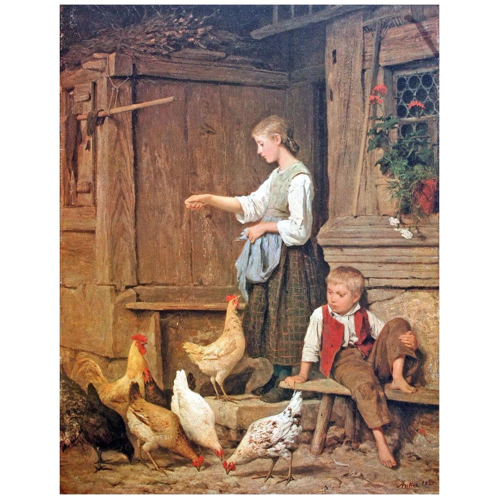  Albert Anker. Das Schulexamen. 1862. Kunstmuseum Bern