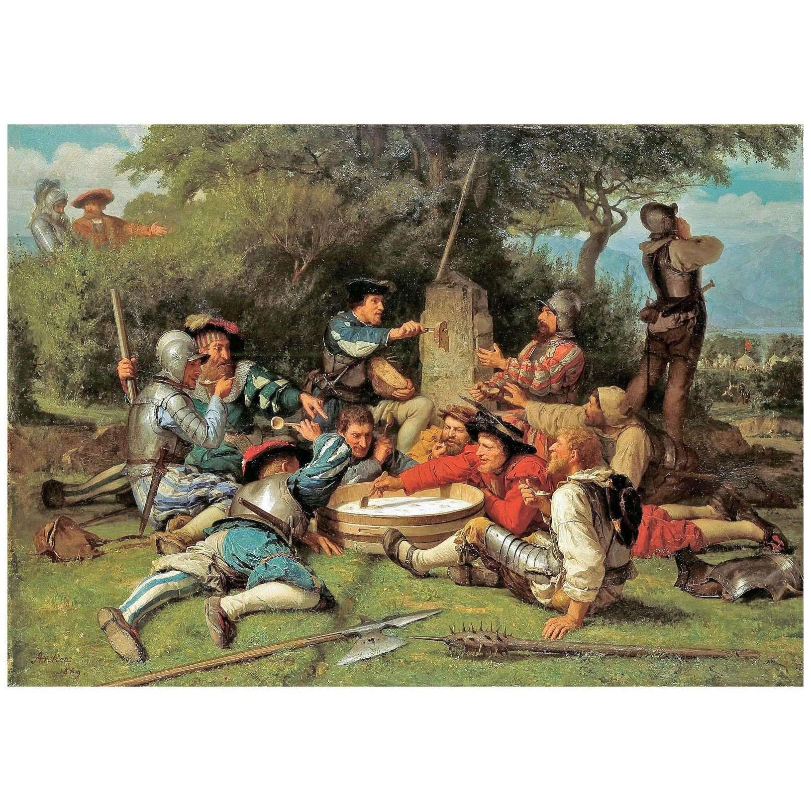  Albert Anker. Die Kappeler Milchsuppe. 1869. Kunsthaus Zurich