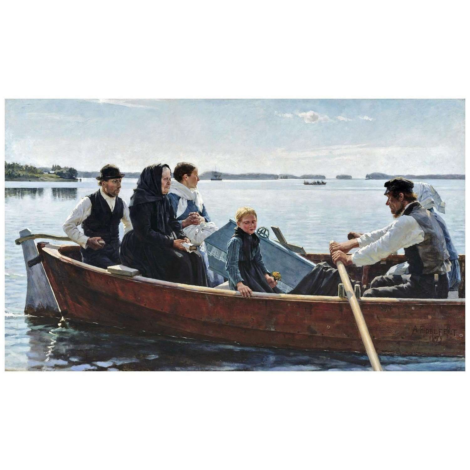  Albert Edelfelt. Conveying a Child's Coffin. 1878. Ateneum Helsinki