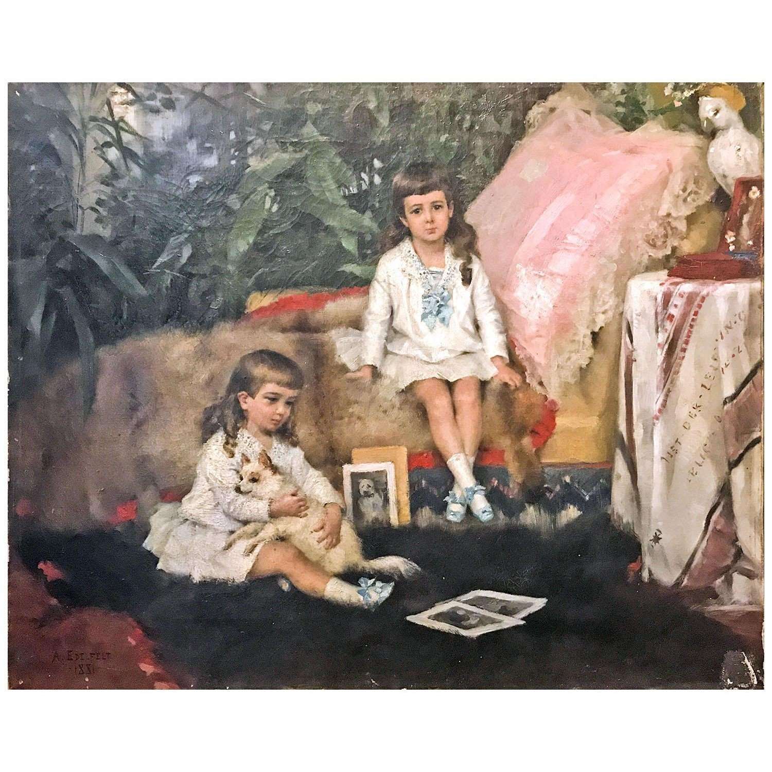  Albert Edelfelt. Grand Dukes Boris and Kirill Vladimirovich. 1881. Rybinsk Museum