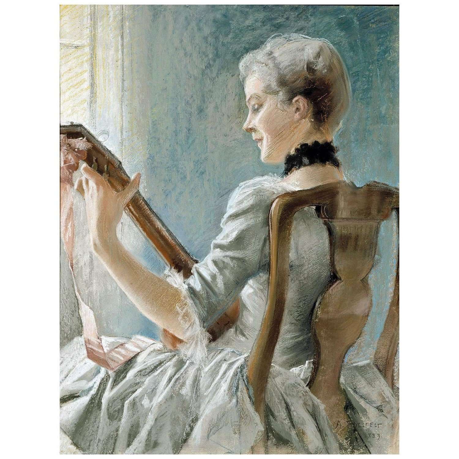  Albert Edelfelt. Dalin?s Spring Song. 1883. Finnish National Gallery Helsinki