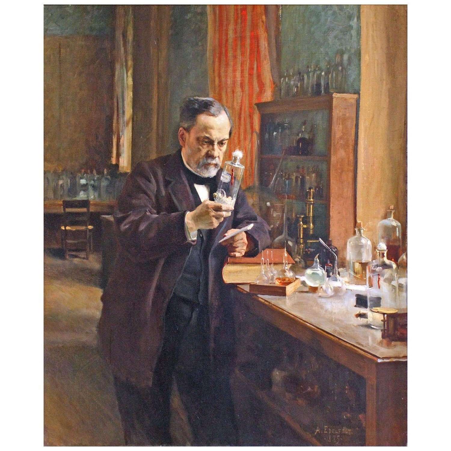  Albert Edelfelt. Louis Pasteur. 1885. Musee dOrsay Paris