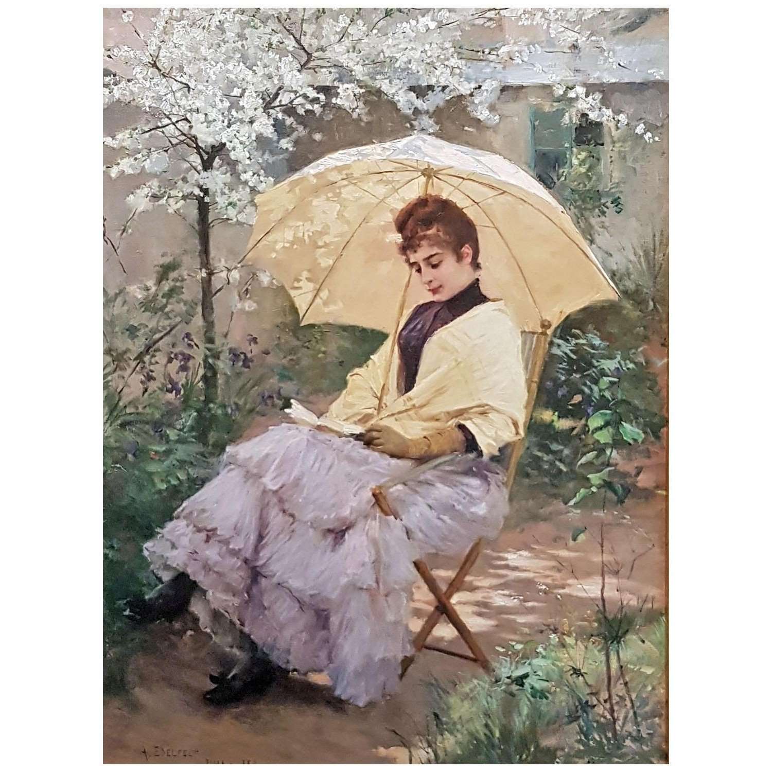  Albert Edelfelt. Woman and Parasol. 1886. Reitz Foundation Helsinki