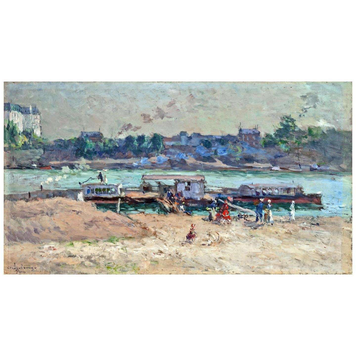  Albert Lebourg. Des boards de Seine. 1886. Konstmuseum Goteborg