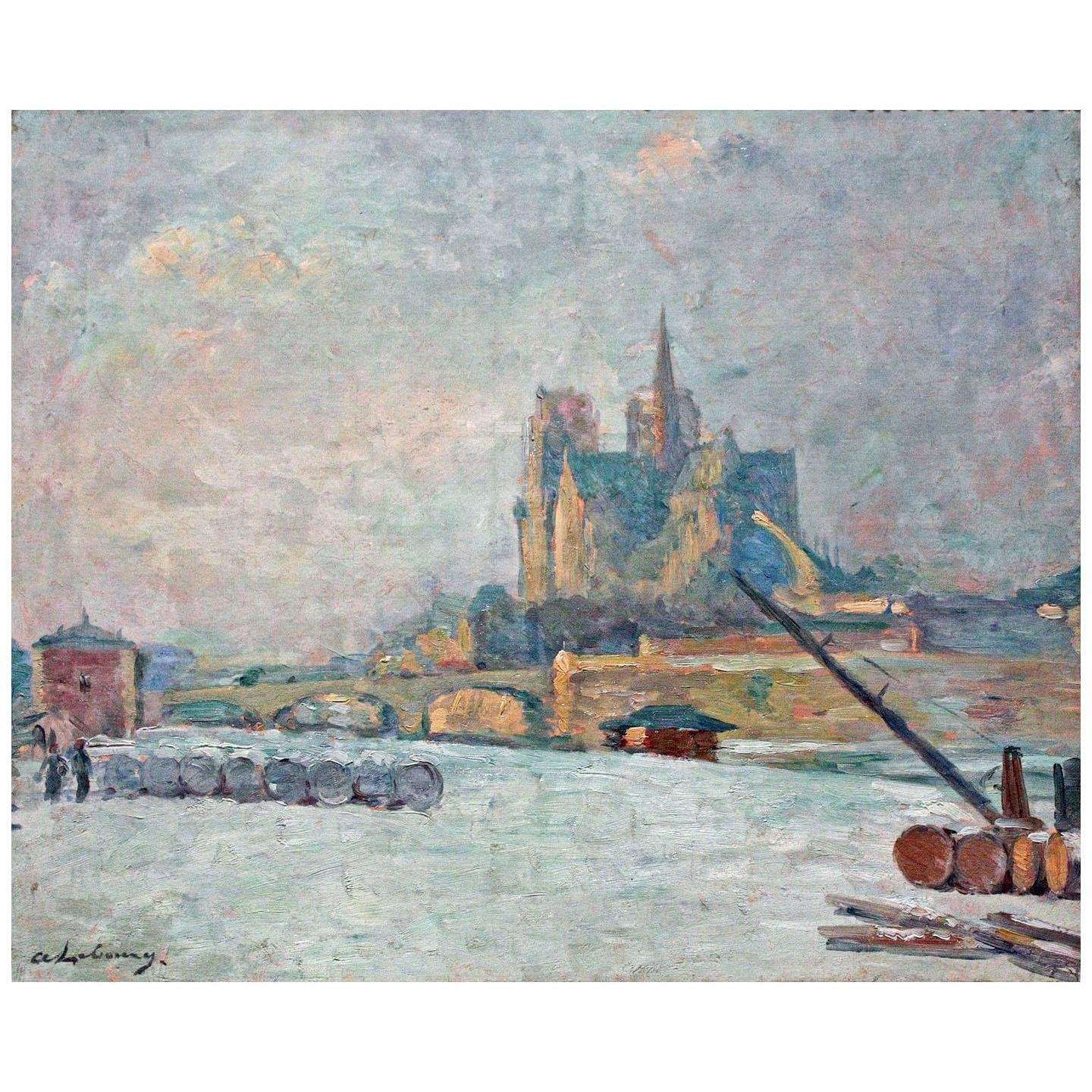  Albert Lebourg. Notre-Dame. 1890. Musee des Beaux-Arts de Pau