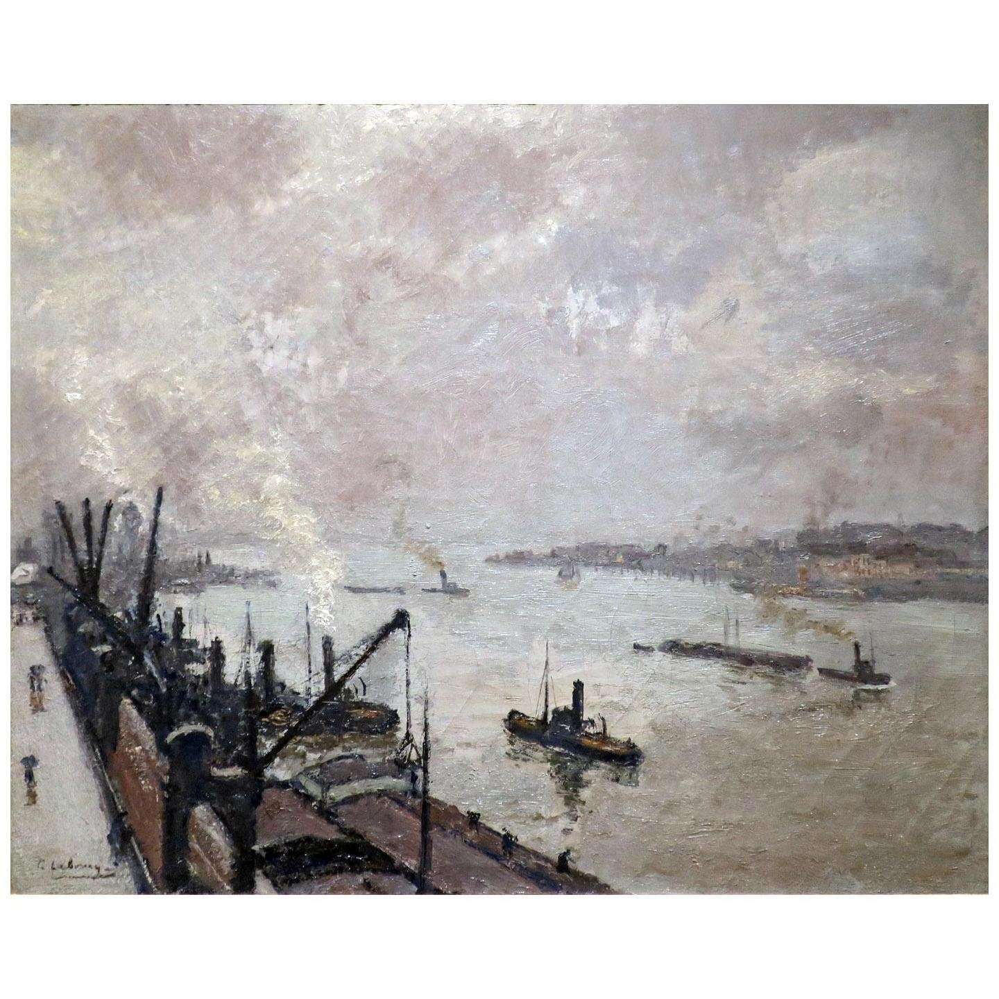  Albert Lebourg. La port dAnvers. 1895. Phoenix Art Museum