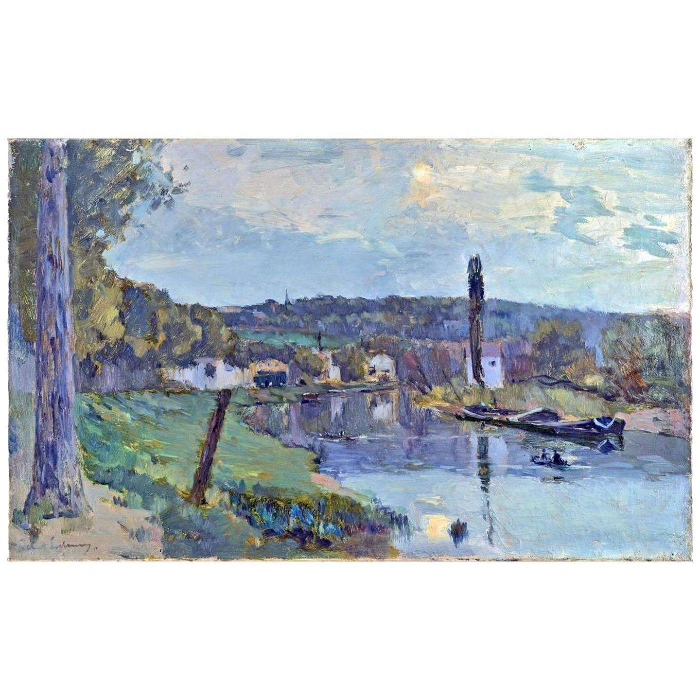  Albert Lebourg. Au bord de la riviere. 1903. Musee Pouchkine Moscou