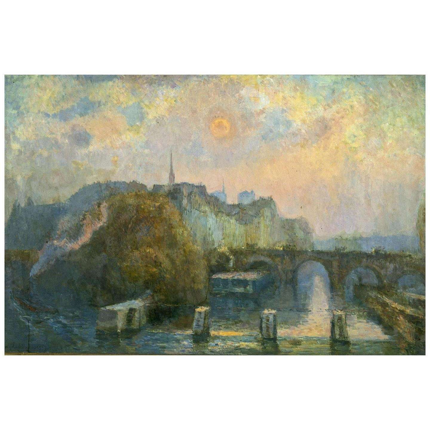  Albert Lebourg. La Cite, Paris. 1909. MBA de la ville de Paris