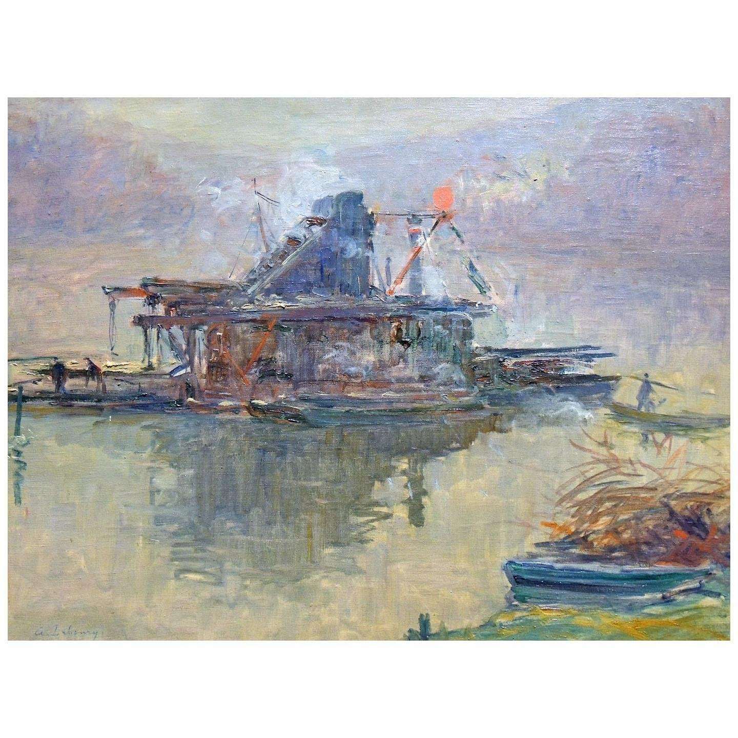  Albert Lebourg. Dragueur sur la Seine pr?s de Rouen. 1920. MBA de Caen