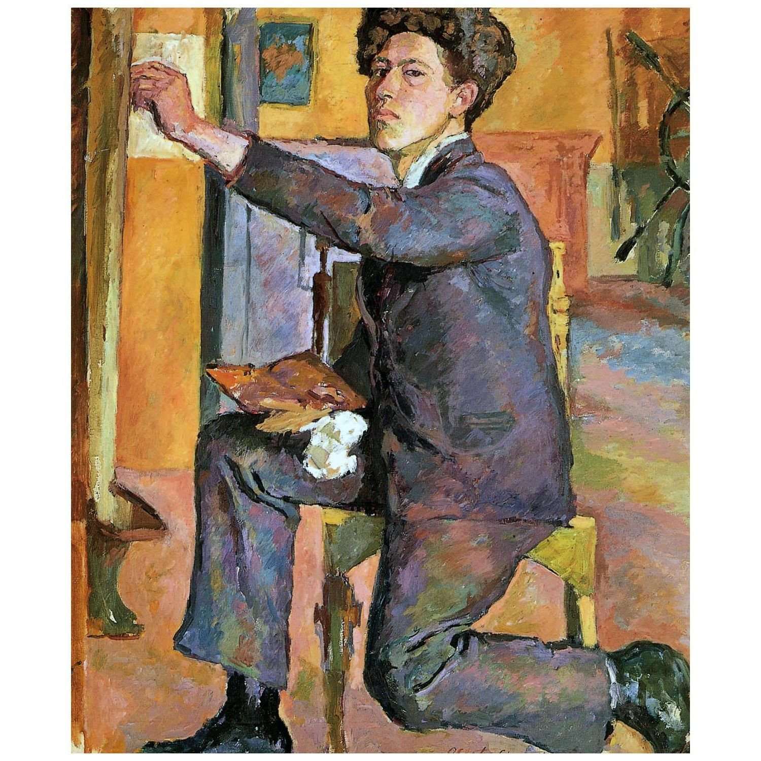  Alberto Giacometti. Self-Portrait. 1921. Kunsthaus Zurich