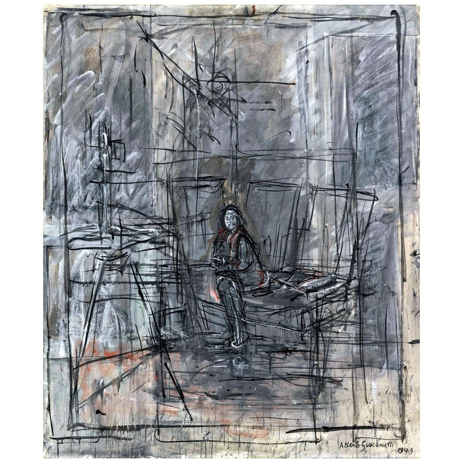  Alberto Giacometti. Isabelle in Studio. 1949. Musee dOrsay Paris