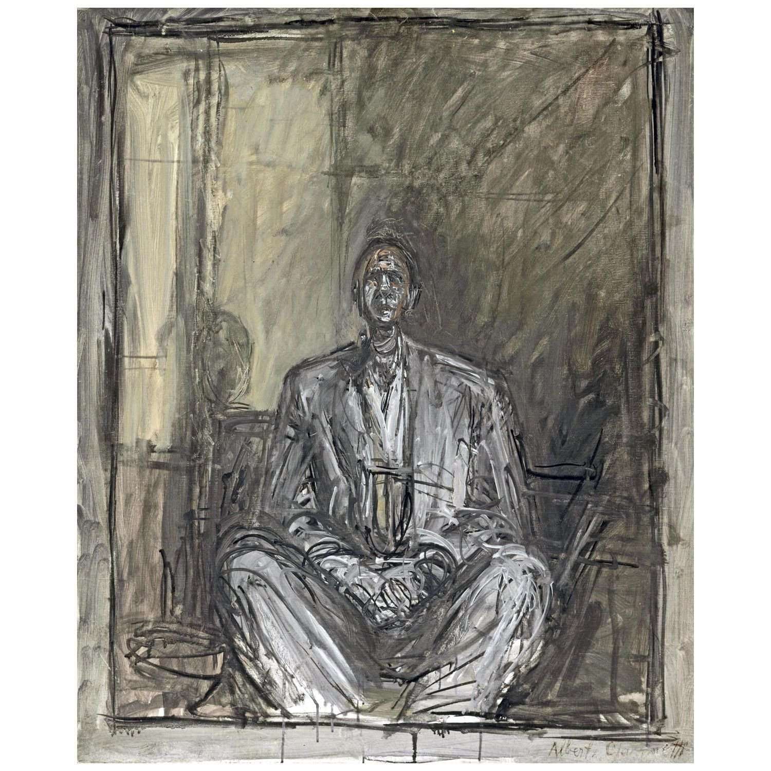  Alberto Giacometti. Jean Genet. 1952. National Portrait Gallery London