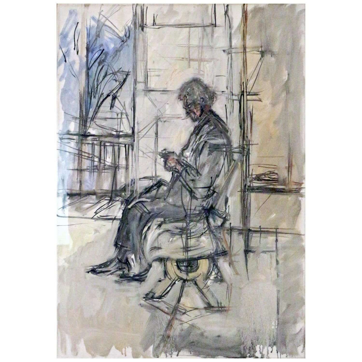  Alberto Giacometti. Artists Mother in the Studio. 1962. Kunsthaus Zurich